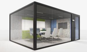 STUDIO MEETING ROOM 4m x 4m (Glass 3 sides)  (Office furniture not included.)  From $28.500.00