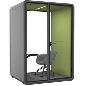 PREMIUM BOOTH - WORK   (1 Person)  Includes desk.  (Office chair not included)  From $10,950.00